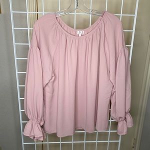 Rose femme blouse